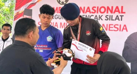 Bripda Rifqi Fakhran Almas Raih Perunggu Kejurnas Pencak Silat, Harumkan Nama Polda Jambi